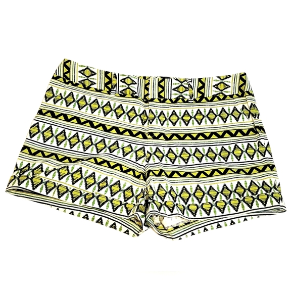 INC International Concepts Women Shorts Geometric Pattern Sz 16 - Picture 1 of 4